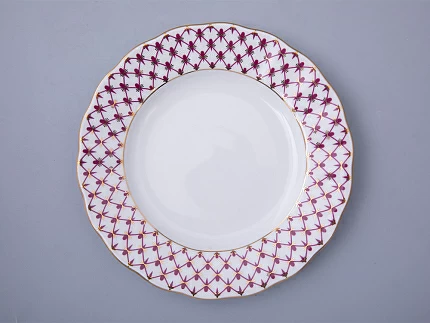 Тарелка 180 мм форма Тюльпан рисунок Сетка-Блюз 2 арт. 80.86207.00.1 Тарелка 180 мм форма Тюльпан рисунок Сетка-Блюз 2 арт. 80.86207.00.1