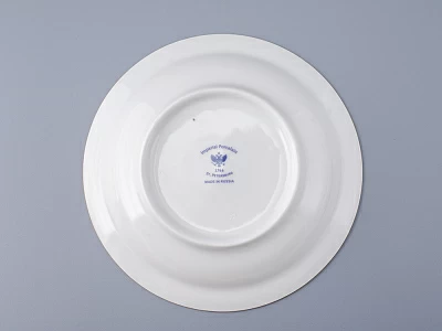 Чашка с блюдцем для бульона Молодежная Сетка-Блюз 2 арт. 81.26642.00.1