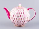 Чайник заварочный форма Тюльпан рисунок Сетка-Блюз 2 арт. 80.86209.00.1, 