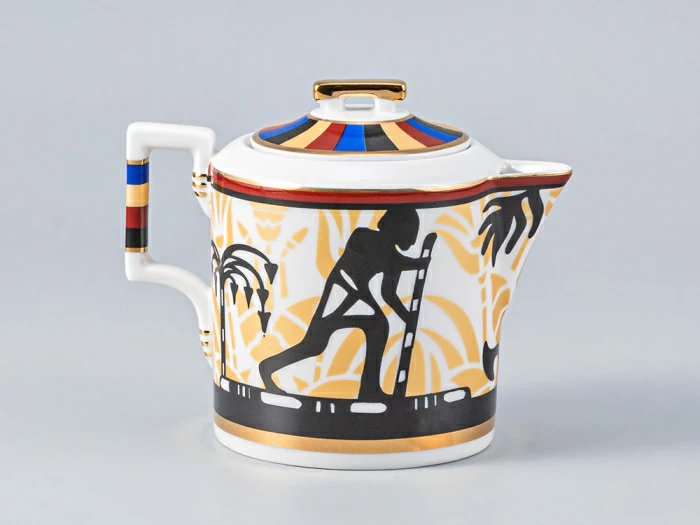 Сервиз чайный форма Гербовая рисунок Анна Нетребко, 6 персон 15 предметов, арт. 81.24966.00.1, 