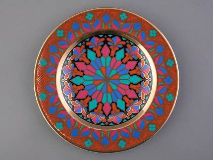 Тарелка декоративная 270 мм Европейская, в подарочной упаковке, рисунок Готическая 6 арт. 81.25627.00.1 Тарелка декоративная 270 мм Европейская, в подарочной упаковке, рисунок Готическая 6 арт. 81.25627.00.1