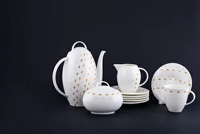 Чашка чайная Крем-брюле на форме Оливия, рисунок 1, арт 60.15929.00.1 Чашка чайная Крем-брюле на форме Оливия, рисунок 1, арт 60.15929.00.1