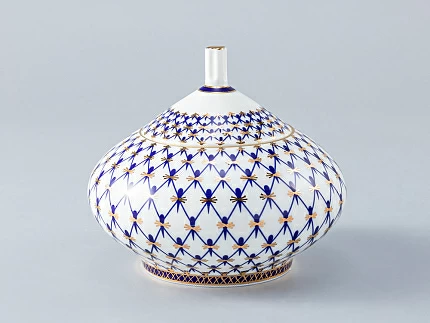 Сахарница Купольная "Кобальтовая сетка" 300 мл арт.  80.72837.00.1