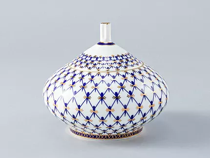 Сахарница Купольная "Кобальтовая сетка" 300 мл арт.  80.72837.00.1