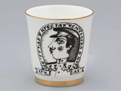 Подарочный набор стопок форма Сувенирная 1, рисунок Русская культура, арт. 81.31748.00.1