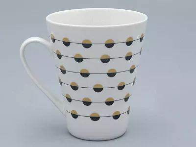 Бокал форма Колокол рисунок Балтийский берег 2, арт 80.45175.00.1