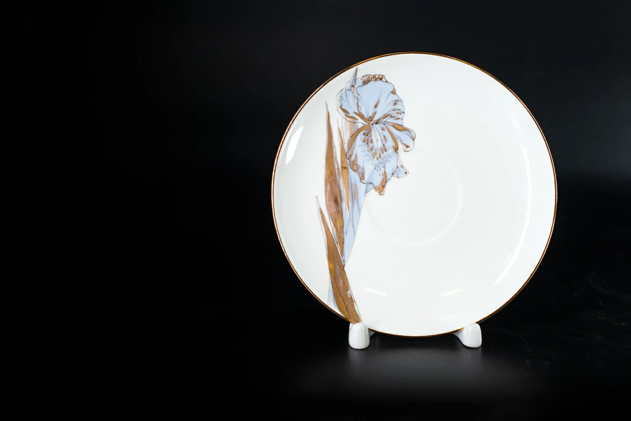 Чашка с блюдцем Любимые Цветы Модерна 5, на форме Весенняя, арт 61.21001.00.1, 