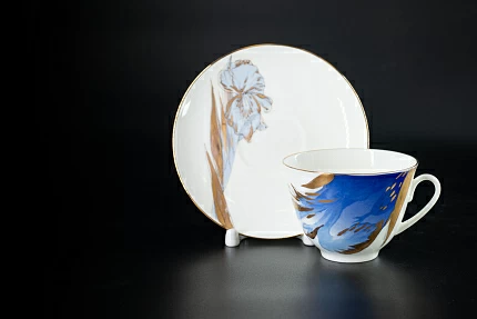 Чашка с блюдцем Любимые Цветы Модерна 5, на форме Весенняя, арт 61.21001.00.1