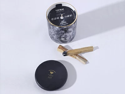 Свеча ароматическая в подарочной упаковке, рисунок Тотем. Лев аромат Пало Санто арт. 81.31595.00.1