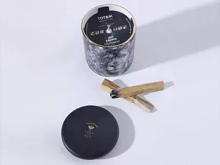 Свеча ароматическая в подарочной упаковке, рисунок Тотем. Лев аромат Пало Санто арт. 81.31595.00.1