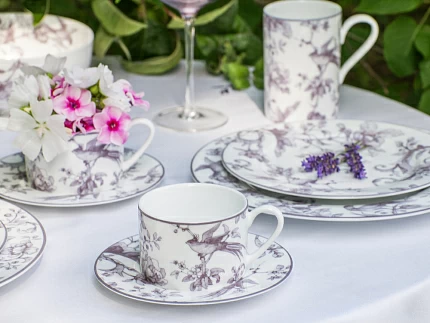 Чашка с блюдцем форма Соло рисунок Monplaisir Violet, арт. 81.29440.00.5