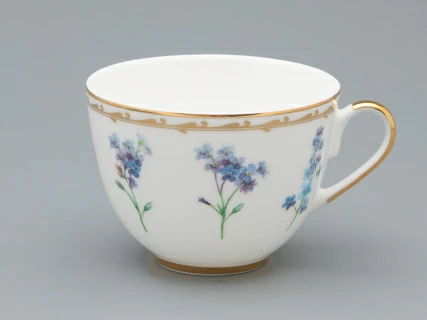 Чашка с блюдцем чайная форма Весенняя 2 рисунок Улыбка флоры 3, арт. 81.34137.00.1, 