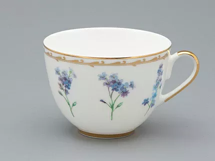 Чашка с блюдцем чайная форма Весенняя 2 рисунок Улыбка флоры 3, арт. 81.34137.00.1