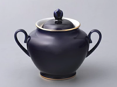 Сервиз чайный 14 предметов на 6 персон, форма Весенняя, рисунок Ночка, арт 81.11164.04.1