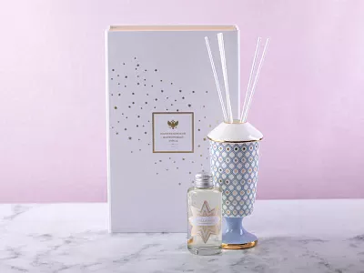 Подарочный Набор Аромадиффузор рисунок Азур 1 аромат Ваниль Пачули арт. 81.32061.00.1