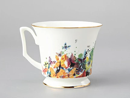 Чашка с блюдцем чайная форма Юлия рисунок Лето/Summer, арт. 81.29409.00.1 Чашка с блюдцем чайная форма Юлия рисунок Лето/Summer, арт. 81.29409.00.1