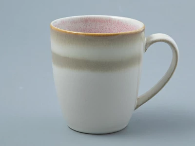 Кружка высокая 350 мл. Душевная кухня рисунок Розовый рай арт. 42.00057.00.1