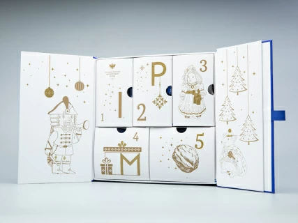 Подарочный набор Елочные игрушки Сказка Щелкунчик 5 шт. арт. 81.31124.00.1, 