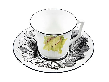 Подарочный набор чашка с блюдцем, форма Юлия рисунок Сысоев. Волшебный сад II арт. 81.30913.00.1 Подарочный набор чашка с блюдцем, форма Юлия рисунок Сысоев. Волшебный сад II арт. 81.30913.00.1