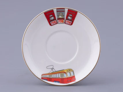 Чашка с блюдцем форма Майская рисунок Университет, арт. 81.32624.00.1, 