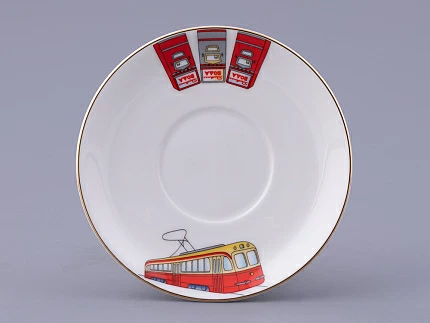 Чашка с блюдцем форма Майская рисунок Университет, арт. 81.32624.00.1 Чашка с блюдцем форма Майская рисунок Университет, арт. 81.32624.00.1