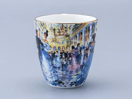 Бокал форма Вариации 450 мл рисунок Бал Пушкинских героев, арт 80.69999.00.1