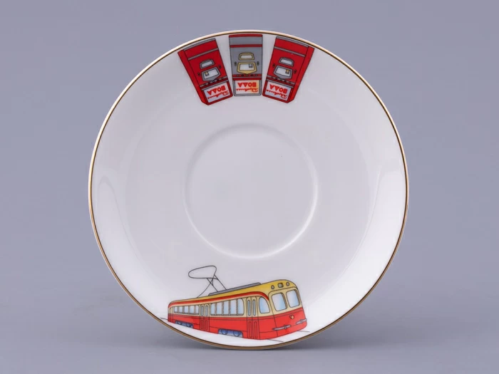 Чашка с блюдцем форма Майская рисунок Университет, арт. 81.32624.00.1, 