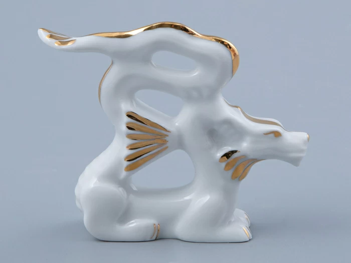 Скульптура Дракон изящный N2 Золотой арт. 82.45133.00.1, 