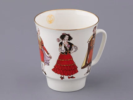 Трехпредметный комплект 165 мл форма Майская рисунок Опера Кармен, арт. 81.33177.00.1