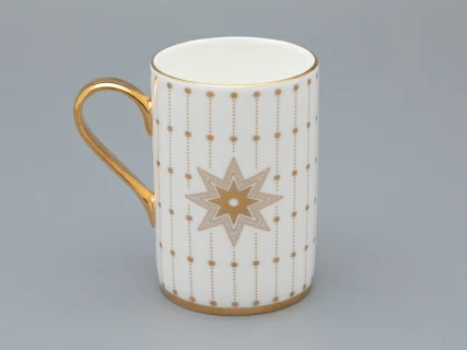 Бокал 400 мл форма Идиллия рисунок Азур золотой, артикул 80.49792.00.1, 