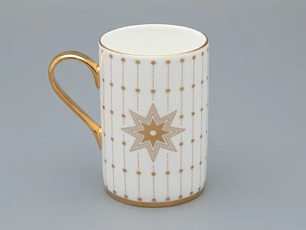 Бокал 400 мл форма Идиллия рисунок Азур золотой, артикул 80.49792.00.1