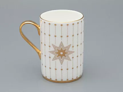 Бокал 400 мл форма Идиллия рисунок Азур золотой, артикул 80.49792.00.1