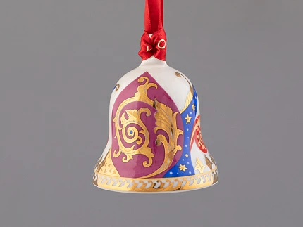 Подарочный набор Колокольчик форма Петелька рисунок Рождественские узоры 3 штуки, арт. 81.32619.00.1 Подарочный набор Колокольчик форма Петелька рисунок Рождественские узоры 3 штуки, арт. 81.32619.00.1