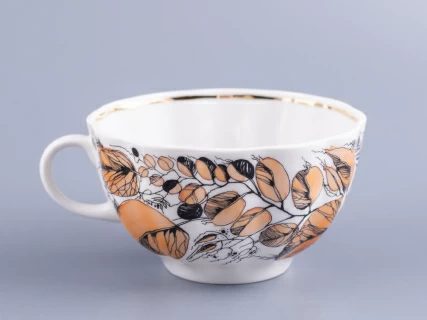 Чашка с блюдцем чайная Тюльпан Мой сад 250 мл арт. 81.16839.00.1, 