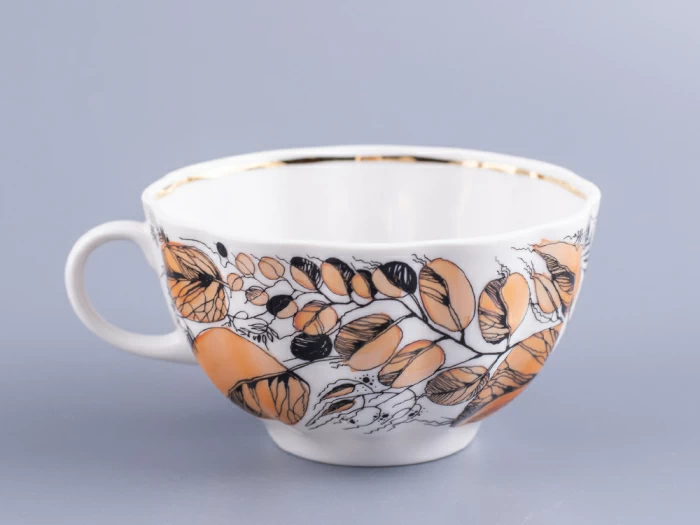 Чашка с блюдцем чайная Тюльпан Мой сад 250 мл арт. 81.16839.00.1, 