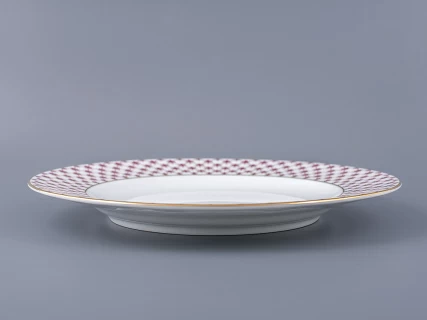 Тарелка 270 мм форма Европейская рисунок Сетка-Блюз арт. 80.85411.00.1, 