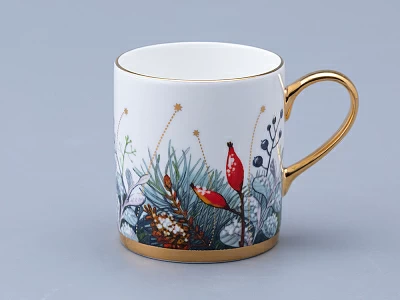 Чашка с блюдцем кофейная 115 мл, форма Идиллия, рисунок Календа, арт 81.34480.00.1 Чашка с блюдцем кофейная 115 мл, форма Идиллия, рисунок Календа, арт 81.34480.00.1