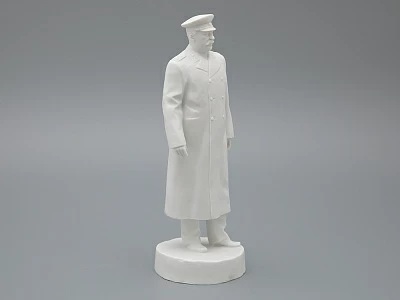Скульптура Генералиссимус Сталин И.В., в подарочной упаковке, Белый бисквит, арт. 81.33452.00.1