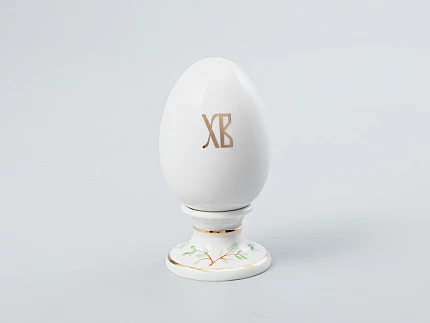 Яйцо пасхальное на подставке 82 мм форма Нева рисунок Овсянка арт. 80.65670.00.1 Яйцо пасхальное на подставке 82 мм форма Нева рисунок Овсянка арт. 80.65670.00.1