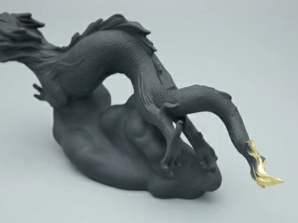 Подарочный набор Дракон на облаке Черное золото арт. 81.31723.00.1, 