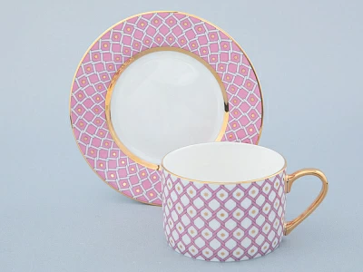 Чашка с блюдцем 250 мл форма Идиллия рисунок Астра 1 арт 81.32372.00.1 Чашка с блюдцем 250 мл форма Идиллия рисунок Астра 1 арт 81.32372.00.1