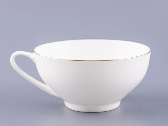 Чашка с блюдцем чайная 300 мл форма Купольная рисунок Золотая лента арт. 81.16430.00.1, 