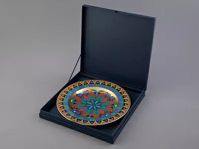 Тарелка декоративная 270 мм Европейская, в подарочной упаковке, рисунок Готическая 10 арт. 81.25590.00.1