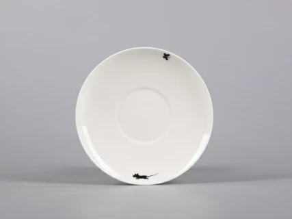 Чашка с блюдцем кофейная 165 мл., форма Майская, рисунок Кошки-мышки арт. 81.30660.00.1, 