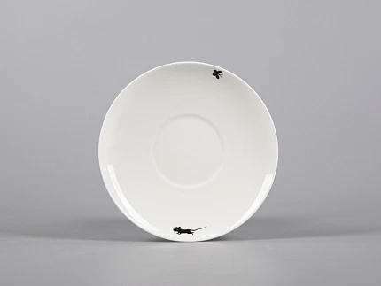 Чашка с блюдцем кофейная 165 мл форма Майская рисунок Кошки-мышки арт. 81.30660.00.1 Чашка с блюдцем кофейная 165 мл форма Майская рисунок Кошки-мышки арт. 81.30660.00.1