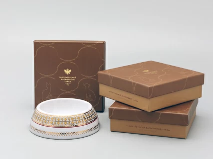 Миска для домашних животных в подарочной упаковке, рисунок Бельведер, арт 81.34253.00.1, 