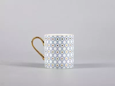 Чашка с блюдцем кофейная форма Идиллия рисунок Азур 1 арт. 81.30730.00.1