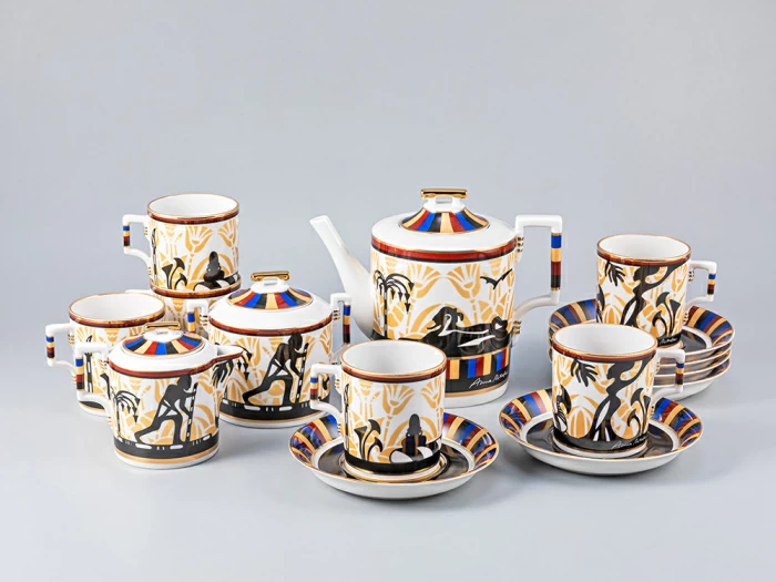 Сервиз чайный форма Гербовая рисунок Анна Нетребко, 6 персон 15 предметов, арт. 81.24966.00.1, 