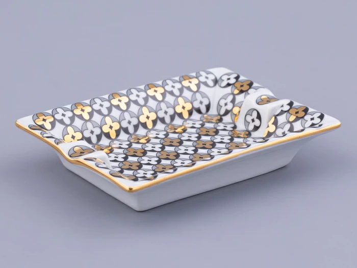 Пепельница форма Европейская, рисунок Elegant  арт 80.47112.00.1, 