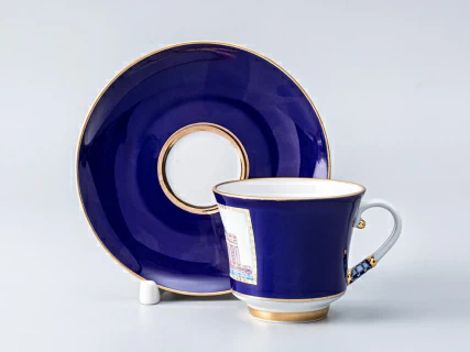 Чашка с блюдцем кофейная 145 мл форма Банкетная рисунок Классика Петербурга 52% №1 арт. 81.18108.00.1, 